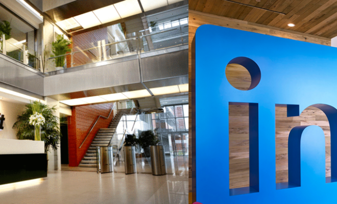 linkedin office and logo