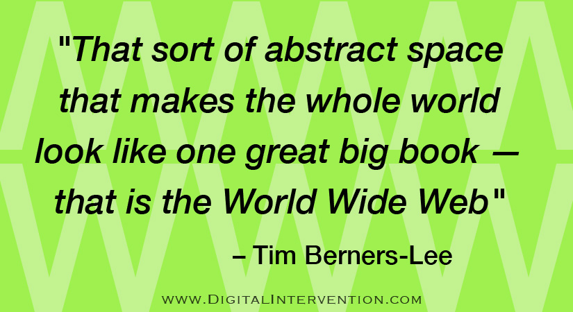 25 Years Ago At CERN A Virtual Book Was Created – Digital Intervention